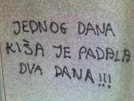 Jednog dana kiša je padala dva dana
